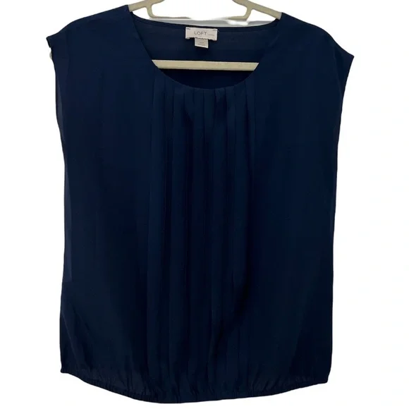 Top Sans Manches Ann Taylor LOFT - Taille XSP (Petite) - Imprimé Tie Dye Multicolore - Occasion Très Bon état
